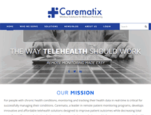 Tablet Screenshot of carematix.com